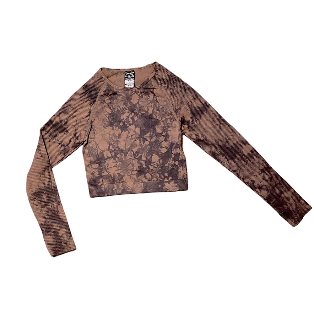 VICTORIA'S SECRET TIE DYE SEAMLESS CROP TOP